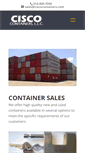 Mobile Screenshot of ciscocontainers.com